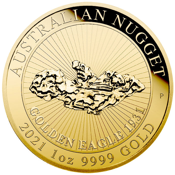 Gold Australian Nugget 1 oz - Golden Eagle